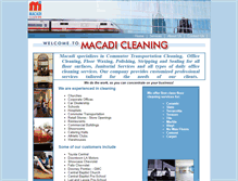 Tablet Screenshot of macadicleaning.com